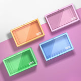Multicolor Transparent Shoebox Side Opening Storage Box