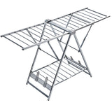 Floor Drying Folding Rack Balcony Indoor Cooling Clothes Quilt Aluminum Alloy