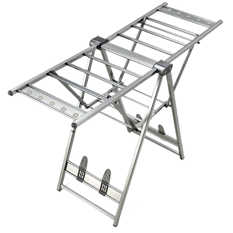 Floor Drying Folding Rack Balcony Indoor Cooling Clothes Quilt Aluminum Alloy