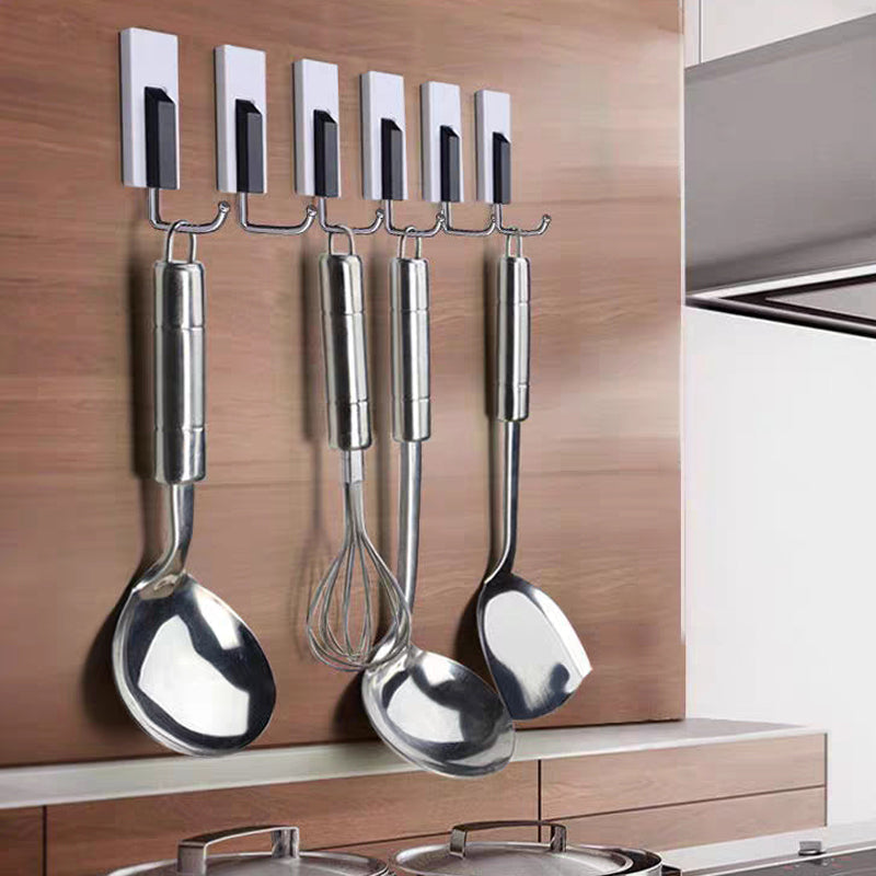 Piano Keys Design Hook Hanger Kitchen Bathroom Strong Glue Wall Hanging