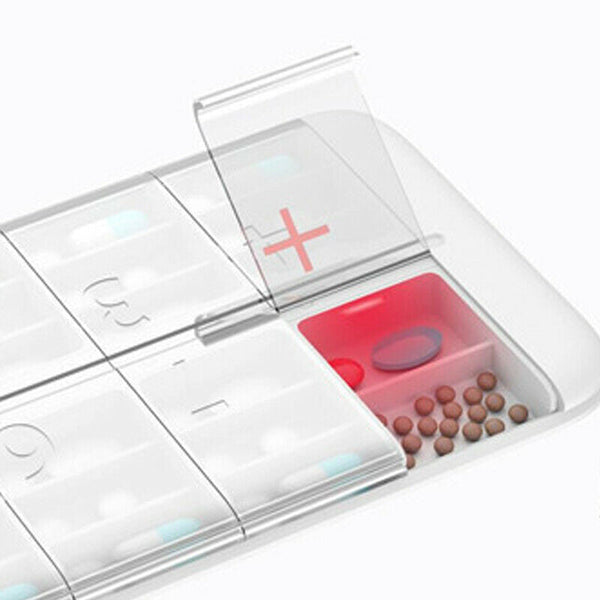 Portable Medication Reminder Timer Timed Alarm Medicine Pills Box