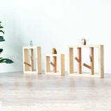 Nordic Solid Wood Porch Door Hanger Decorative Wall Hanging Creative Key Hook