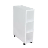 Kitchen Bathroom Wheeled Storage Box  Cabinet Drawer Type Ultra-narrow Slot Rack