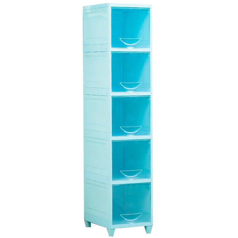 Narrow Cabinet Organizer Clamshell Shelf Ultra Thin Storage Closet Cover
