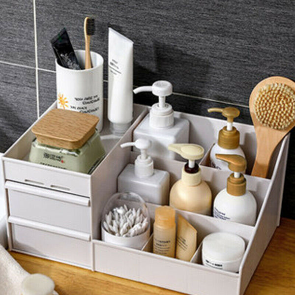 Cosmetics Make-up Drawer Storage Box Dressing Desktop Skin Care Products Rack