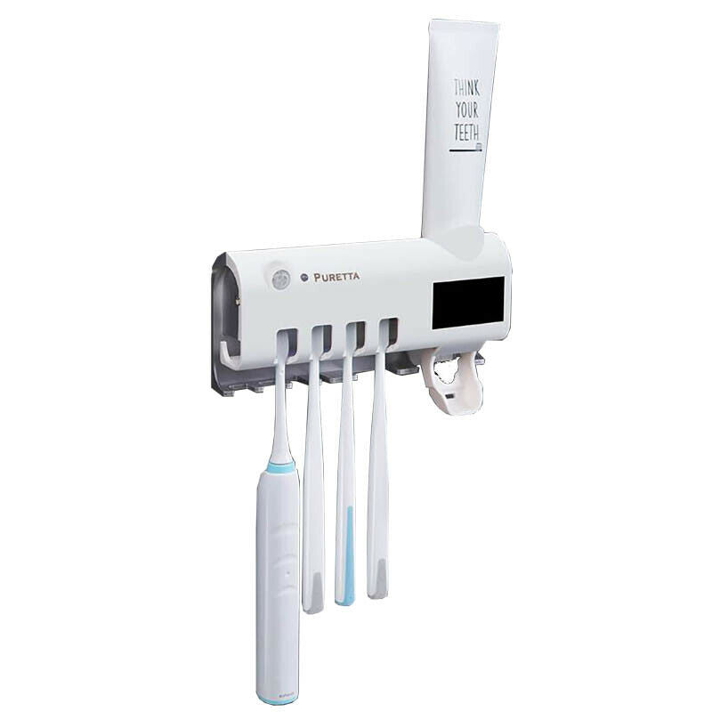 Smart Toothbrush Sterilizer UV Bathroom Toilet Electric Storage Box Dental Care