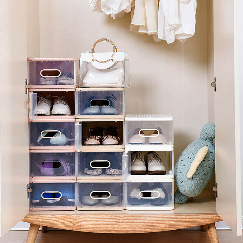 Thick Plastic Transparent Drawer Shoe Box