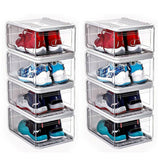Transparent Storage Shoe Box  Display High Basketball Storage Cabinet