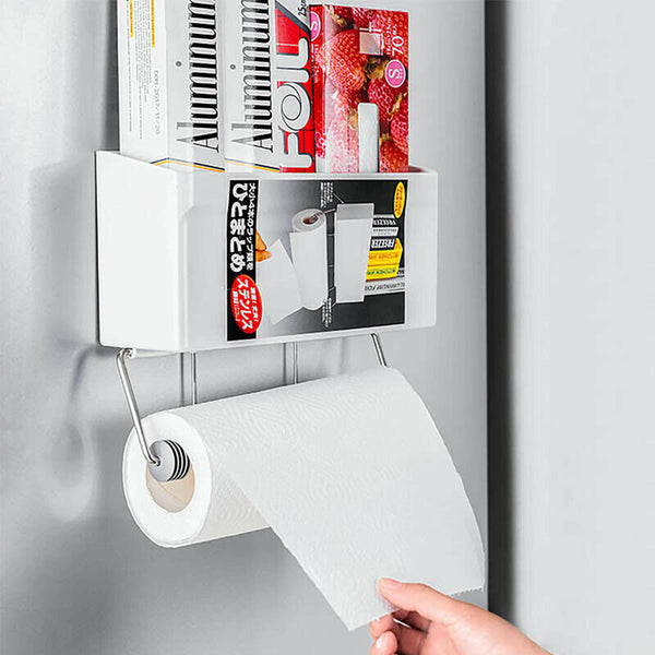 Kitchen Storage Paper Towel Roll Holder Rack Organizer