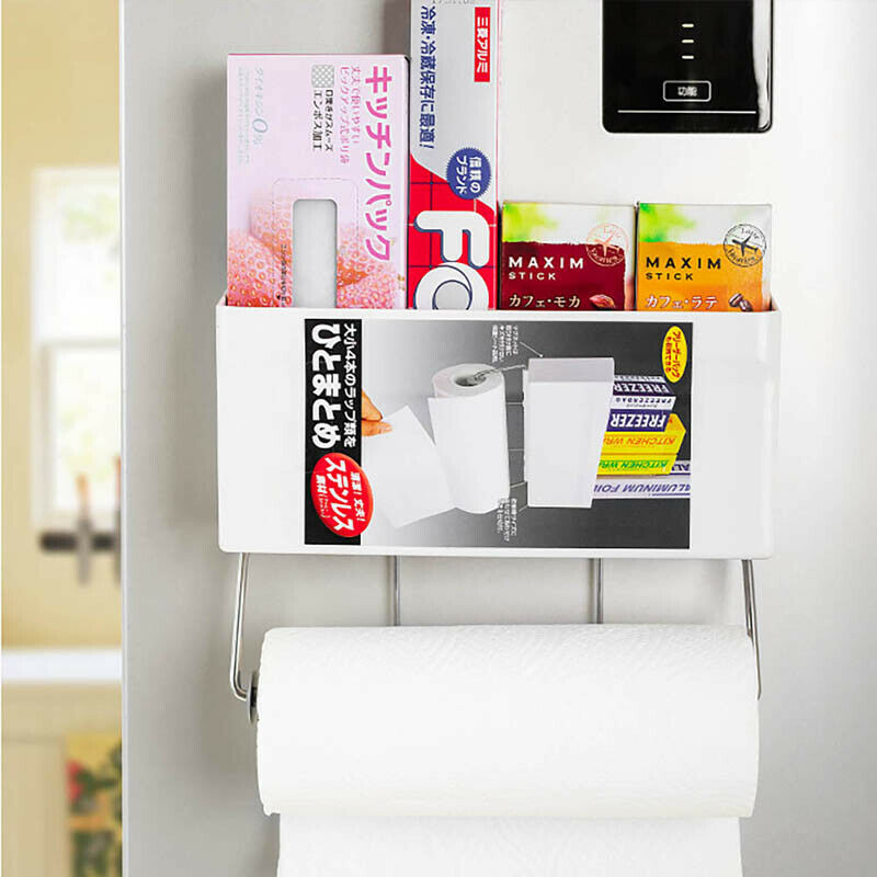 Kitchen Storage Paper Towel Roll Holder Rack Organizer