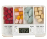 Smart Electric Medicine Box Pill Elder Reminder Voice Alarm Clock Timing Kit