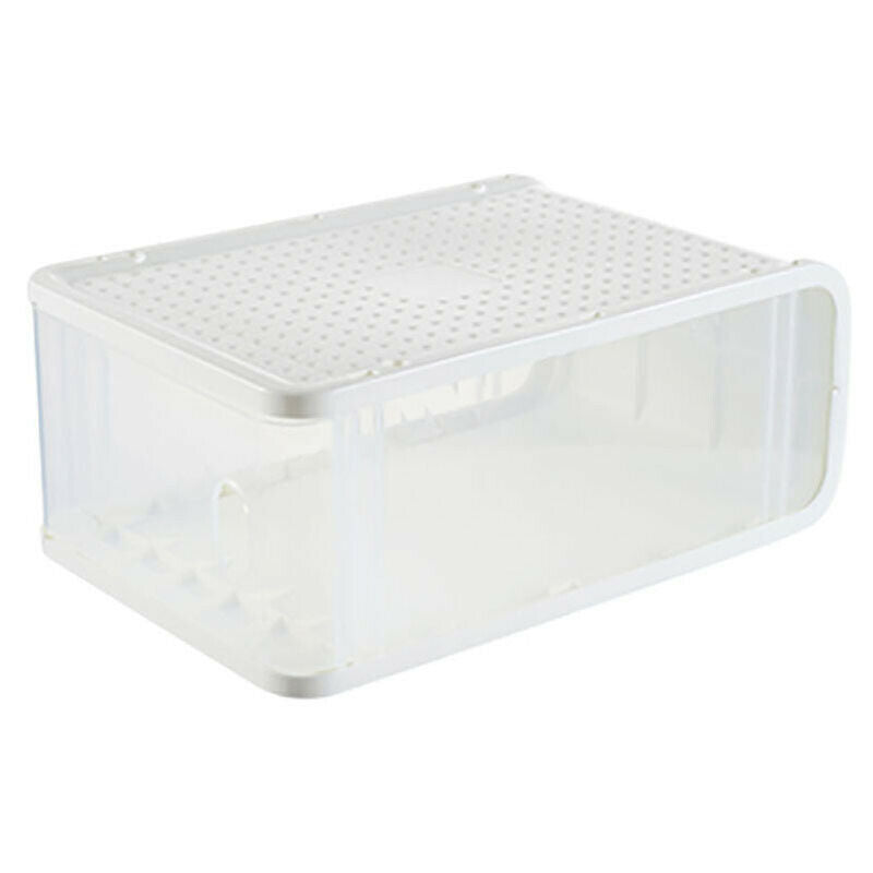 Transparent Plastic Storage Shoe Box flip Drawer Stackable  Dust-proof
