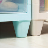 Narrow Cabinet Organizer Clamshell Shelf Ultra Thin Storage Closet Cover