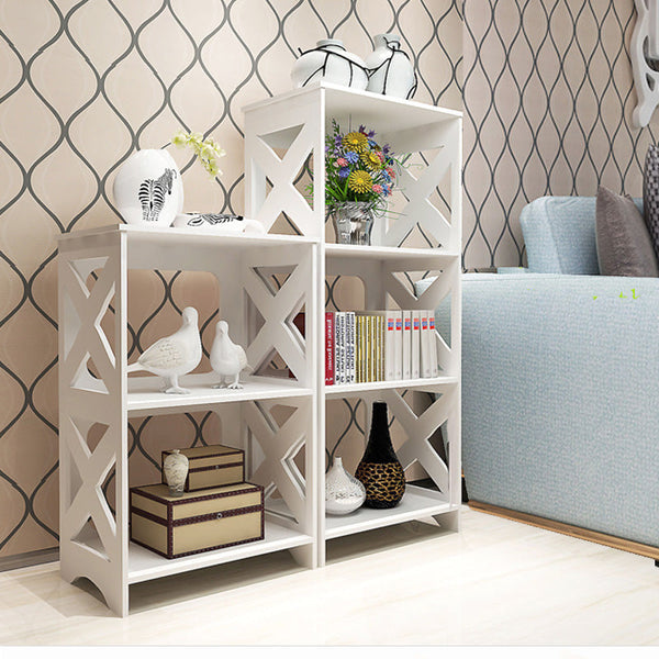 Home Shelves Partition Bookshelf Storage Rack Organizer Shelf Toilet Bedroom