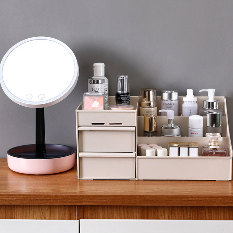 Cosmetics Make-up Drawer Storage Box Dressing Desktop Skin Care Products Rack