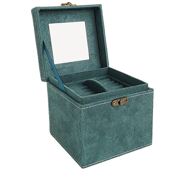 Jewelry Box Glass Earring Ring Display Organizer