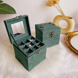 Jewelry Box Glass Earring Ring Display Organizer