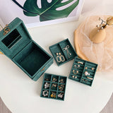 Jewelry Box Glass Earring Ring Display Organizer