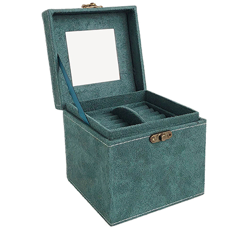 Jewelry Box Glass Earring Ring Display Organizer