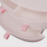 Cosmetic Storage Box LED Mirror Dust-proof Dressing Organizer Holder Case