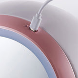 Cosmetic Storage Box LED Mirror Dust-proof Dressing Organizer Holder Case