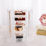 Transparent Acrylic Lipstick Jewelry Storage Box Drawer