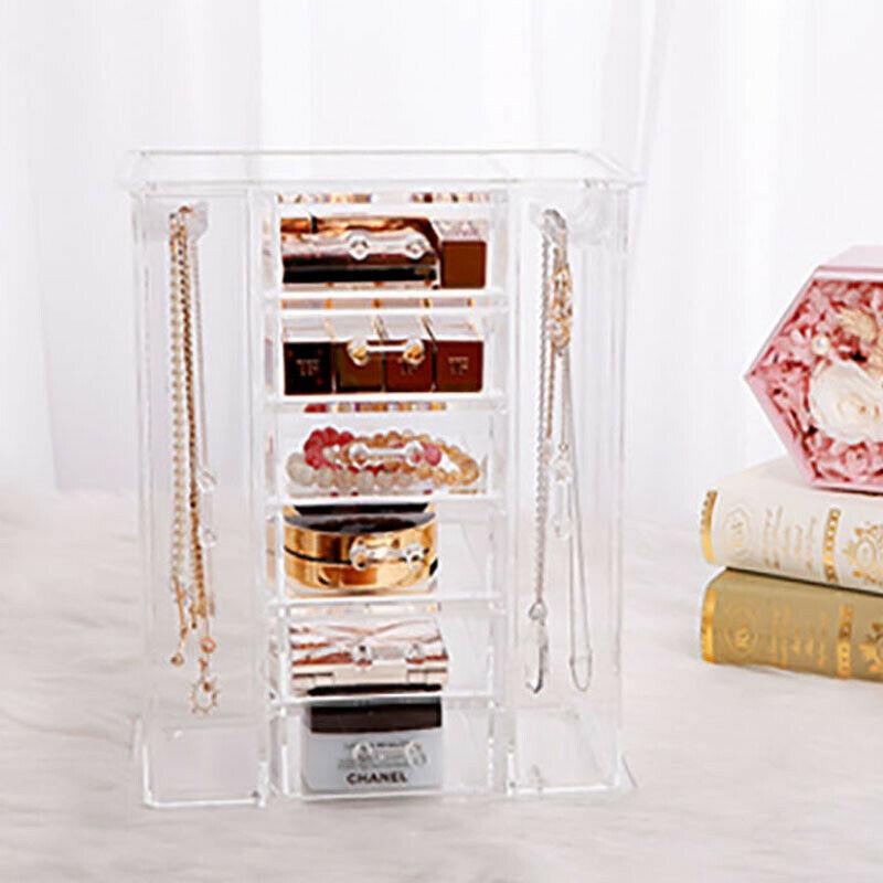 Transparent Acrylic Lipstick Jewelry Storage Box Drawer