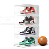 Transparent Storage Shoe Box  Display High Basketball Storage Cabinet