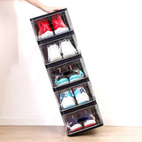Transparent Storage Shoe Box  Display High Basketball Storage Cabinet
