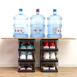 Transparent Storage Shoe Box  Display High Basketball Storage Cabinet