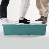 Large-capacity Under Bed Pulley Quilt Clothing Books Storage Box