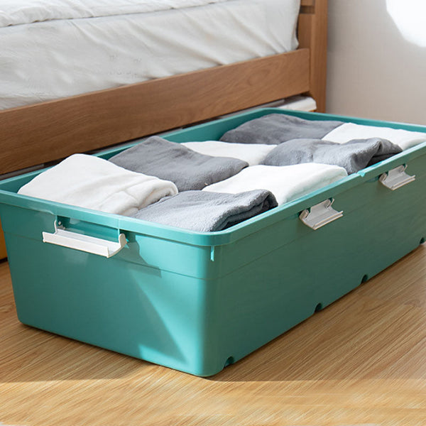 Large-capacity Under Bed Pulley Quilt Clothing Books Storage Box