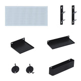 No. 5 Hole Plate Vacuum Cleaner Storage Accessories Wall Rack Iron Nordic