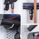 No. 5 Hole Plate Vacuum Cleaner Storage Accessories Wall Rack Iron Nordic