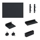 No. 3-4 Hole Plate Vacuum Cleaner Storage Accessories Wall Rack Iron Nordic