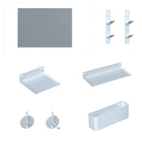 No. 3-4 Hole Plate Vacuum Cleaner Storage Accessories Wall Rack Iron Nordic