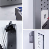 No. 3-4 Hole Plate Vacuum Cleaner Storage Accessories Wall Rack Iron Nordic
