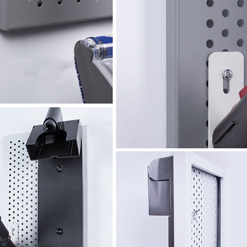 No. 3-4 Hole Plate Vacuum Cleaner Storage Accessories Wall Rack Iron Nordic