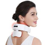 Cervical Massager Neck  Shoulder Massage Vertebral Pillow Hot Compress