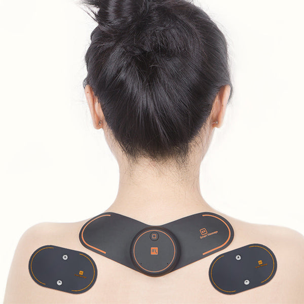 Portable Mini Electric Neck Massager Cervical Patches Stimulator Pain Relief