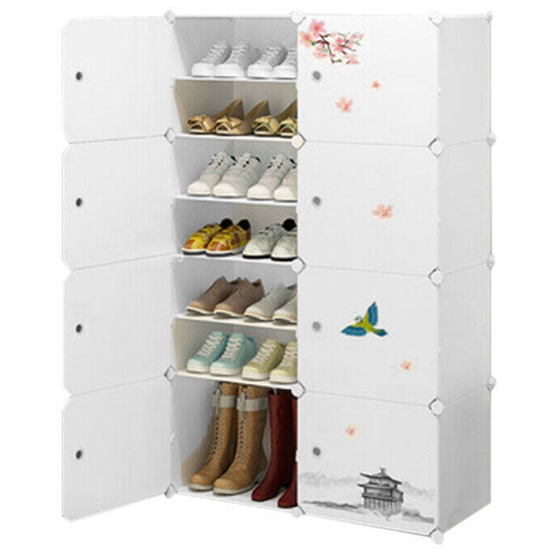 Shoe Rack Waterproof Non-Woven Cover Cabinet Organizer Storage Shelves