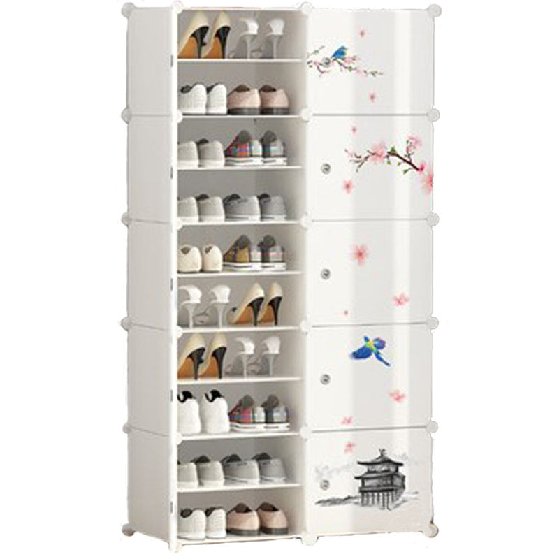 Shoe Rack Waterproof Non-Woven Cover Cabinet Organizer Storage Shelves