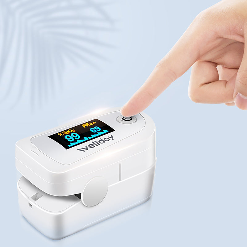 Medical Oximeter Finger Clip Blood Oxygen Detection Pulse Heart Rate Monitor