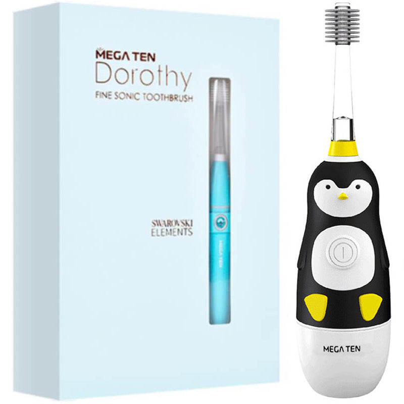 Fine Sonic Electric LED Toothbrush Family  Parent-child Pack MEGATEN Dorothy