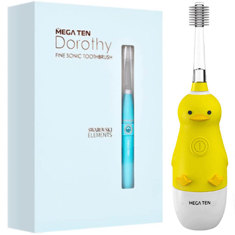 Fine Sonic Electric LED Toothbrush Family  Parent-child Pack MEGATEN Dorothy