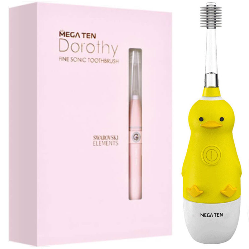 Fine Sonic Electric LED Toothbrush Family  Parent-child Pack MEGATEN Dorothy