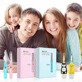 Fine Sonic Electric LED Toothbrush Family  Parent-child Pack MEGATEN Dorothy