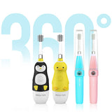 Fine Sonic Electric LED Toothbrush Family  Parent-child Pack MEGATEN Dorothy