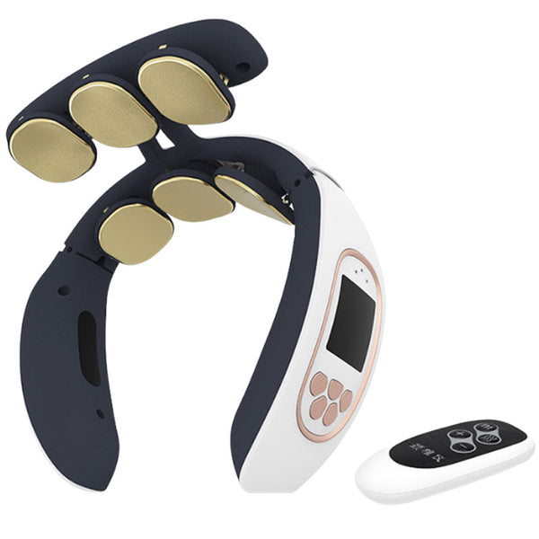Smart Neck Shoulder Massager Heat Therapy Cervical Shiatsu Kneading Massage