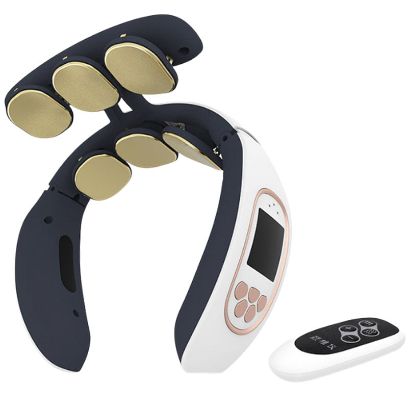 Smart Neck Shoulder Massager Heat Therapy Cervical Shiatsu Kneading Massage